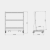 FA-110 <BR> W.I.P. FRAME & SASH CART - Image 2